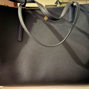 Tory Burch Navy Tote Bag